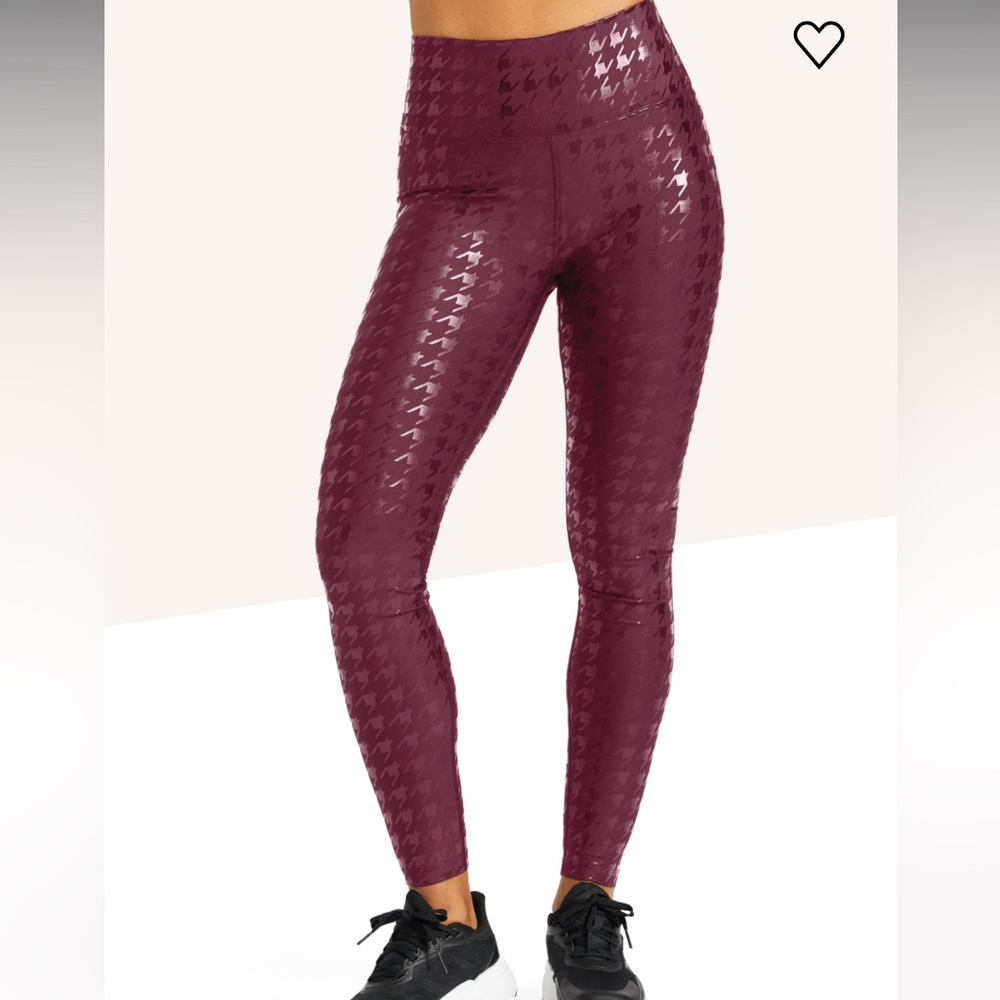NWT Peloton Show Up Houndstooth Legging-size M